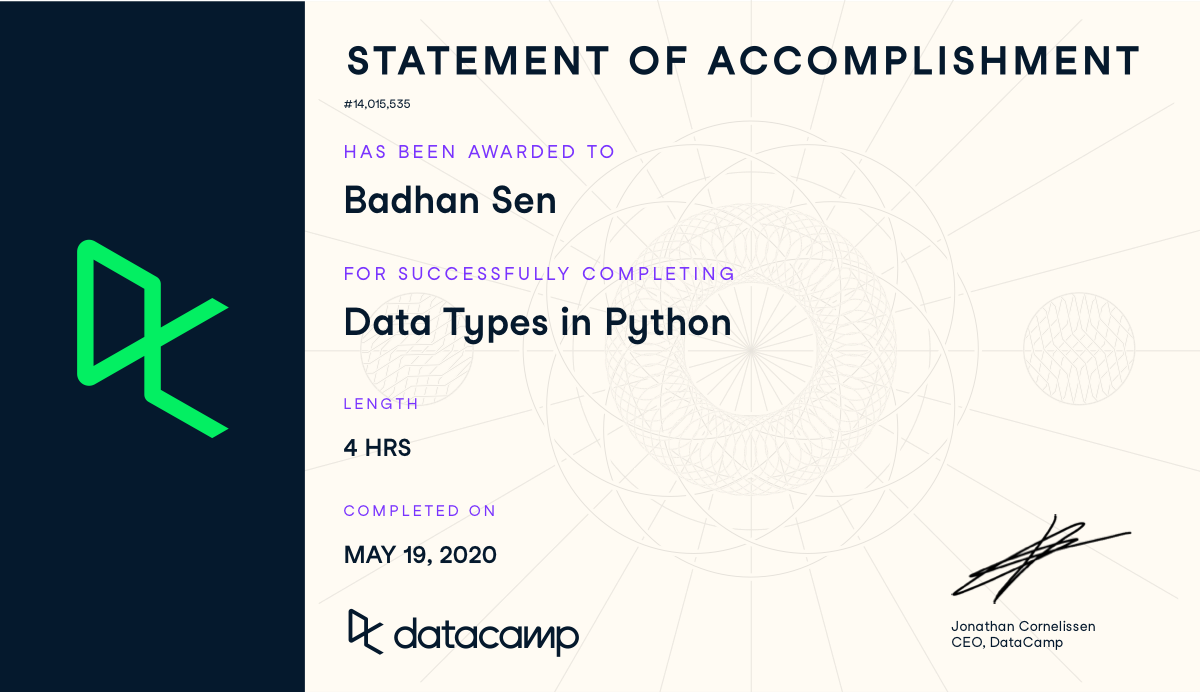 Data Types in Python